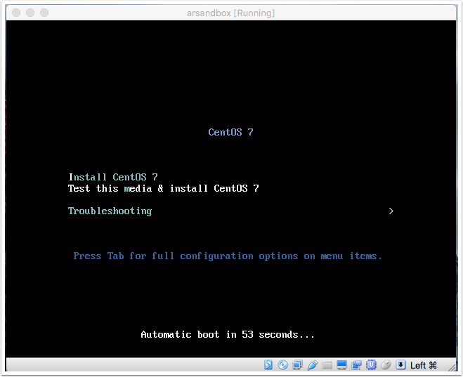 Boot the host from CDROM