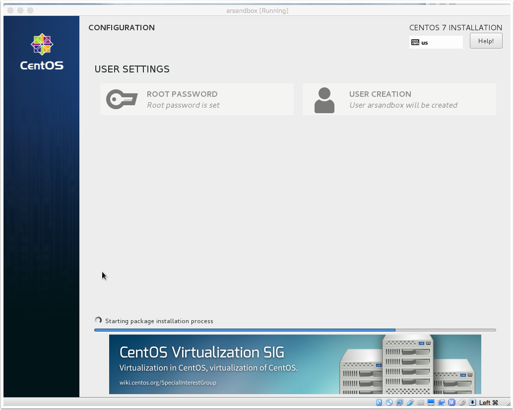 Starting Installation